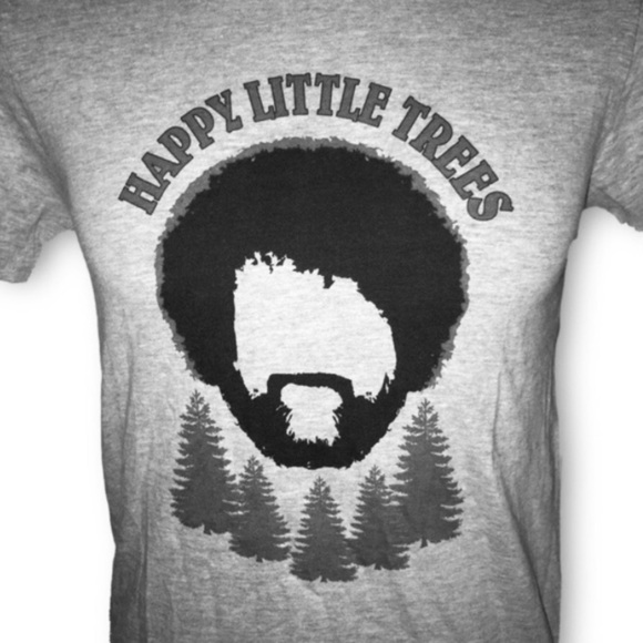 NWOT Bob Ross Short Sleeve Tee - Picture 5 of 6